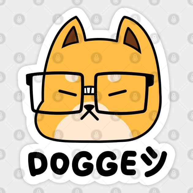 Doge the Doggy Sticker by badruzart